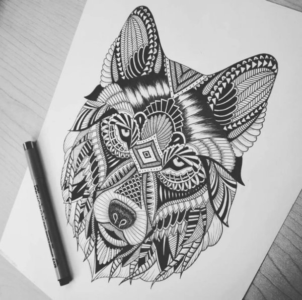 Рисунки маркерами