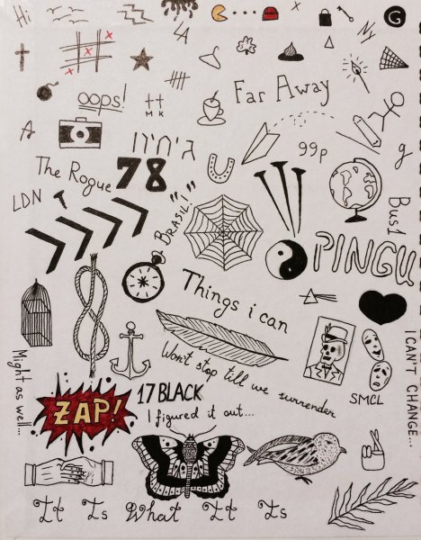 Надпись на ручке