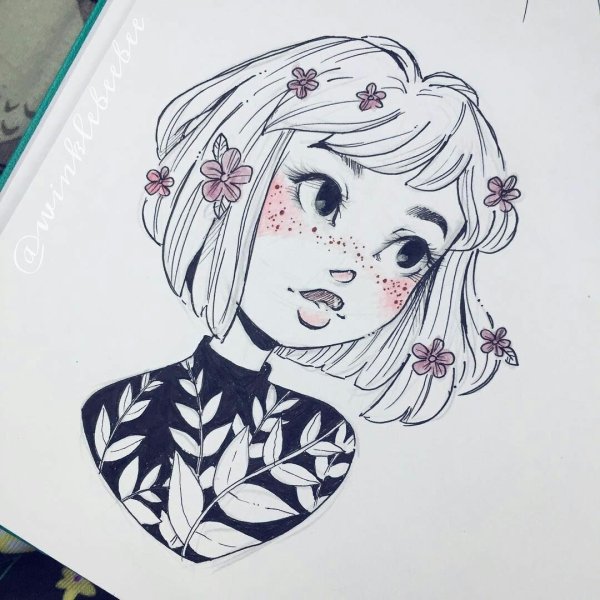 Эскизы тату карандашом для девушек