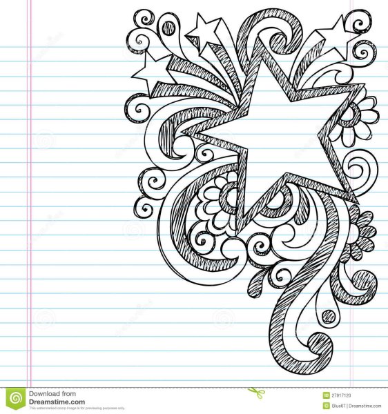 Зарисовки на полях тетради