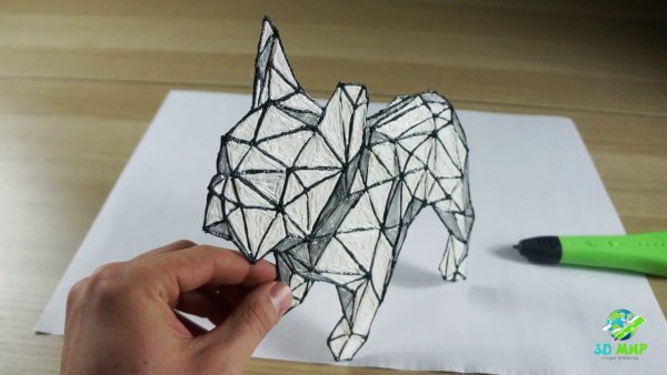 Сердечко 3д ручкой