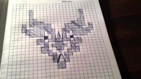 Узоры ручкой в тетради