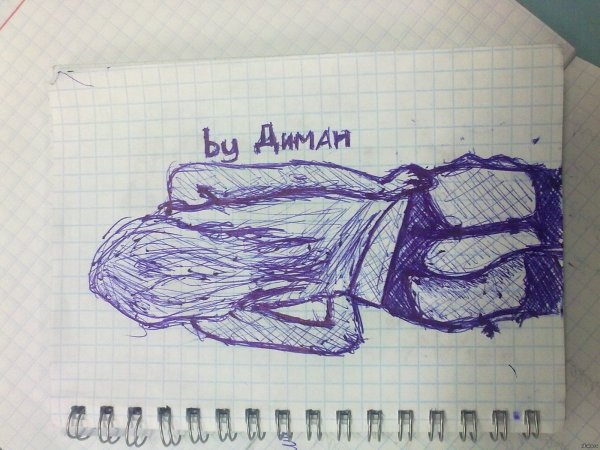 Узоры в клетку ручкой