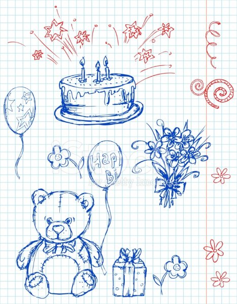 Маленькие скетчи на день рождения
