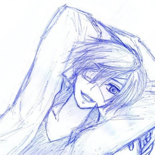 Аниме рисунки ручкой