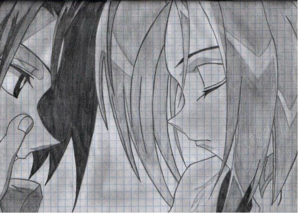 Скетчи ручкой в тетради