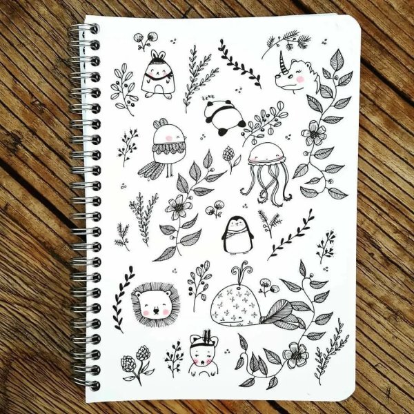 Рисуночки Bullet Journal