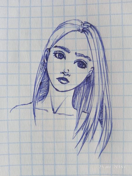 Рисунки в тетрадке