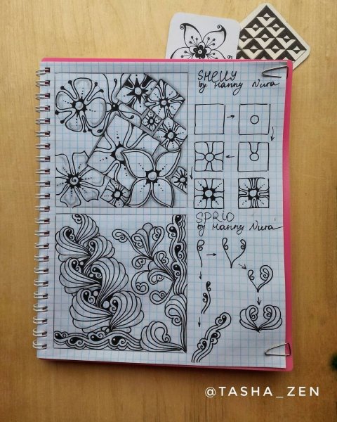 Надписи ручкой в тетради