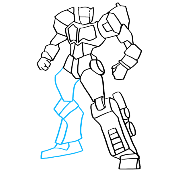 Как нарисовать трансформера Оптимуса