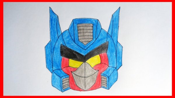 Рисунок Энгри Бердс трансформер