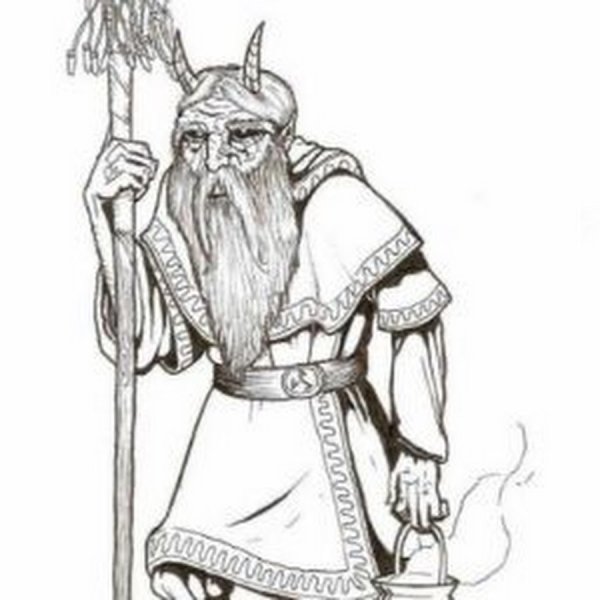 Нарисовать Бога Посейдона