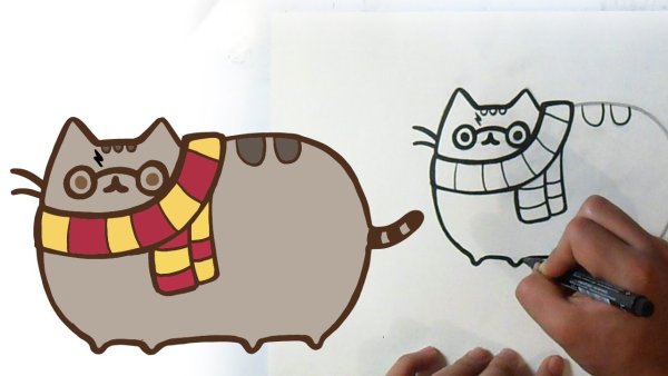 Лёгкие рисунки Пушин