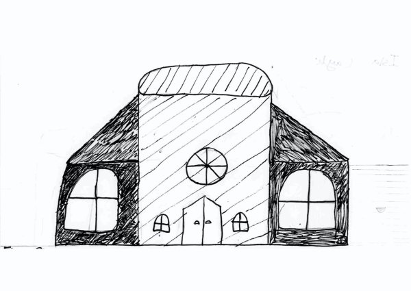 Наброски и зарисовки архитектуры