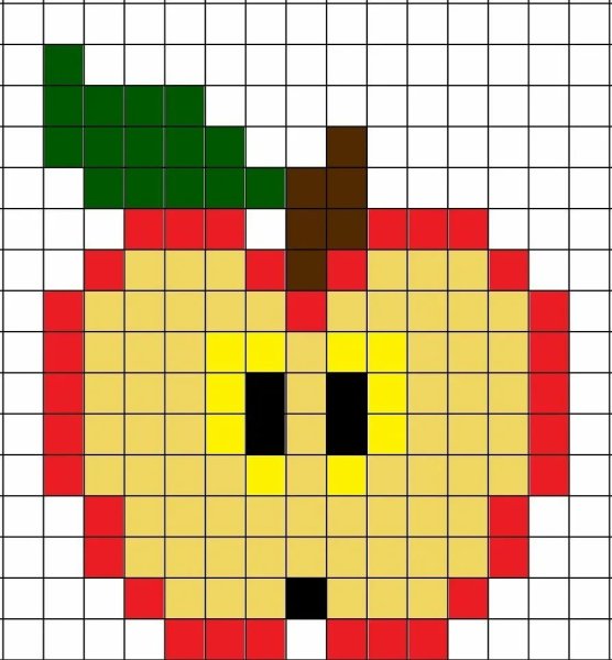 Рисунки в клеточку