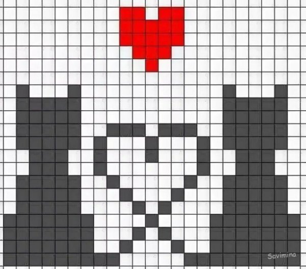 Рисование по клеточкам маленькие