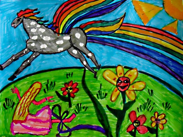 Рисунок на тему фантазия легкий