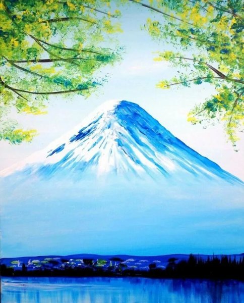 Красивые рисунки гор