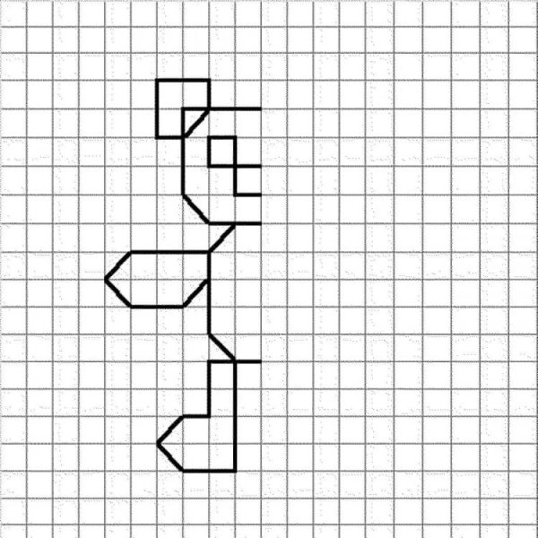 Симметричное рисование по клеткам