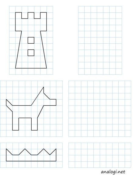 Рисование. Потклетоскам для детей
