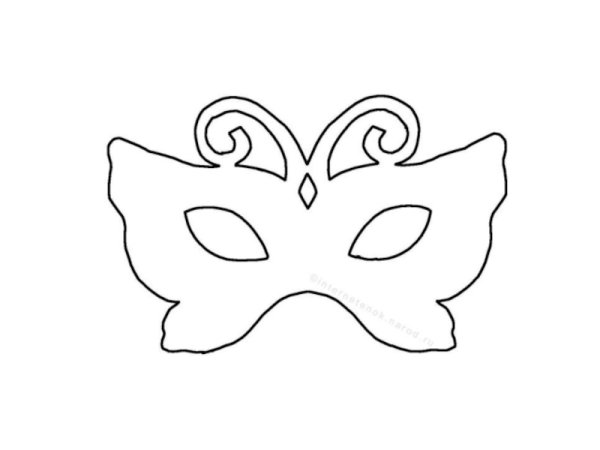 Карнавальная маска изо