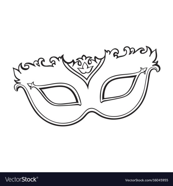 Эскиз маскарадной маски