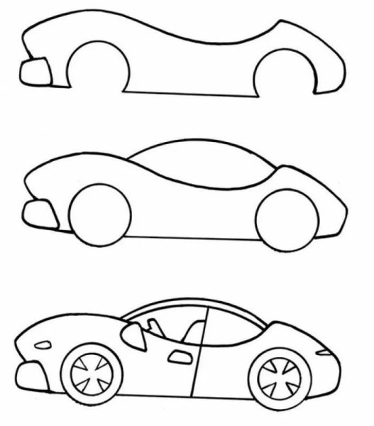 Раскраска. Мотоциклы