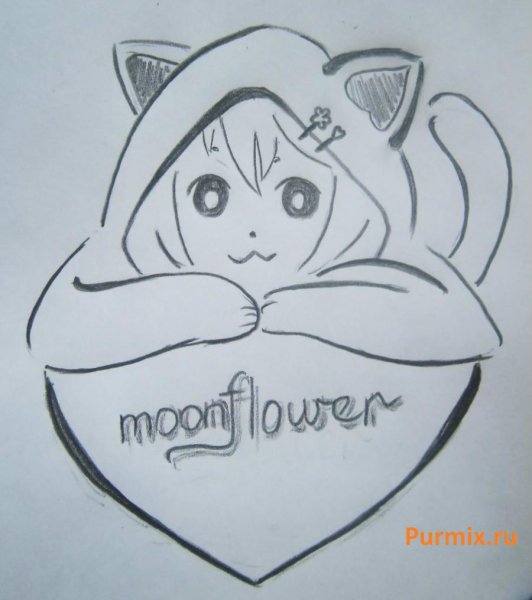 Рисунок спасибо маме