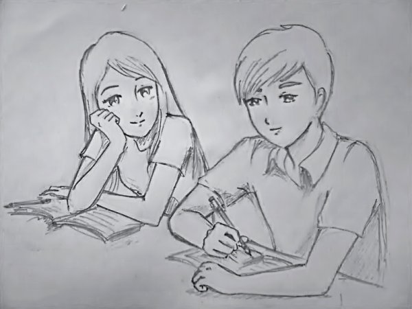 Рисунок любимому