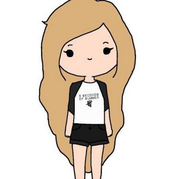 Мини девочки для срисовки