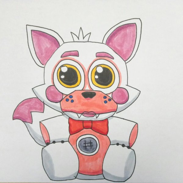 Фантайм Фокси для срисовки