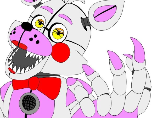 Фантайм Фокси черно белый