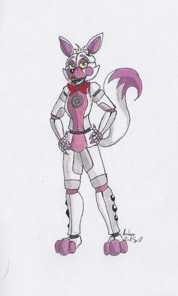 Разрисованная фантайм Фокси