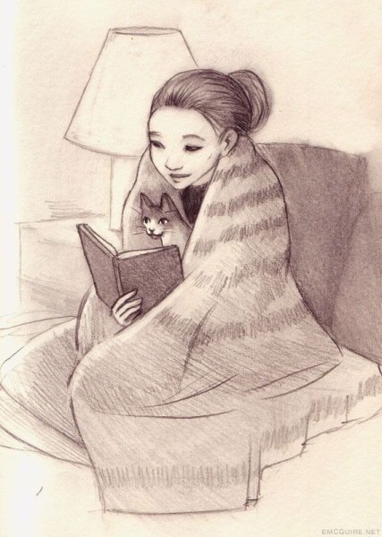 Книжная иллюстрация карандашом