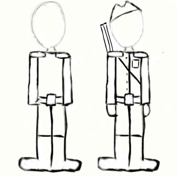 Рисунок солдату