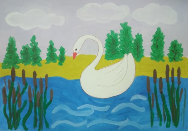 Иллюстрация к сказке Гадкий утенок 3 класс