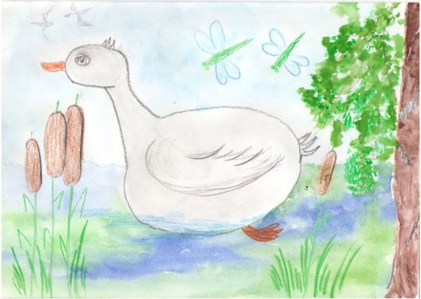 Рисование по сказке Гадкий утенок
