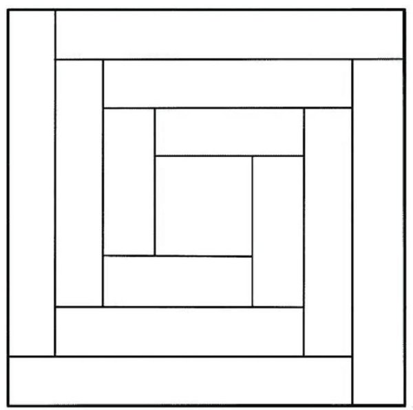 Геометрический орнамент из прямоугольников
