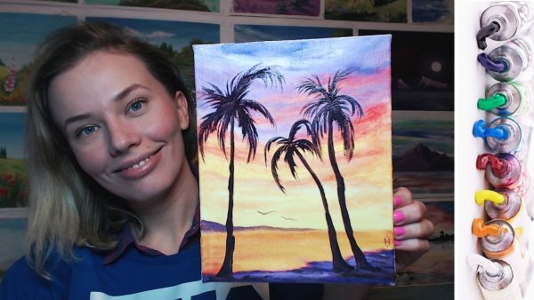 Картины акрилом