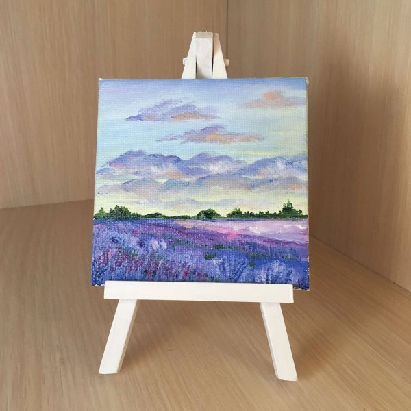 Рисование акрилом на холсте