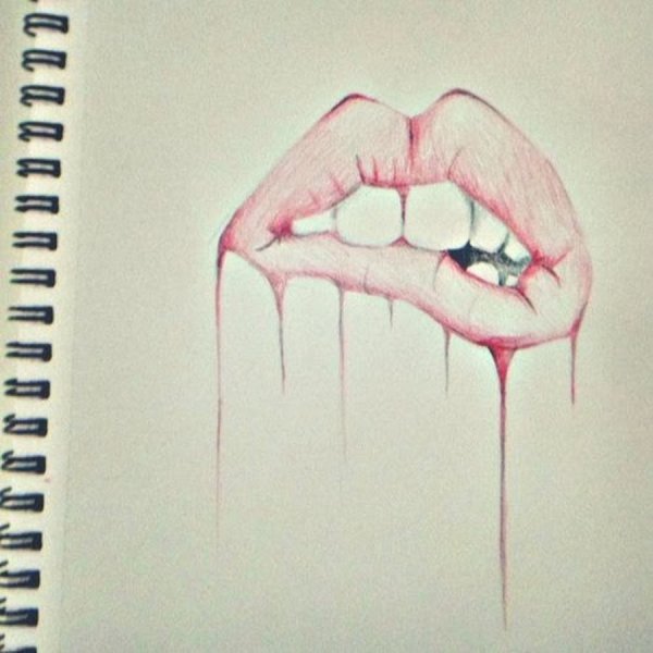 Рисунки для срисовки с кровью