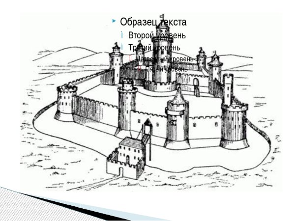 Замок феодала рисунок