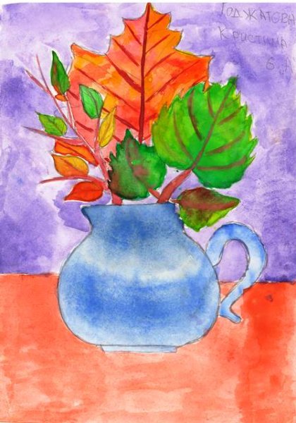 Осенний букет рисунок