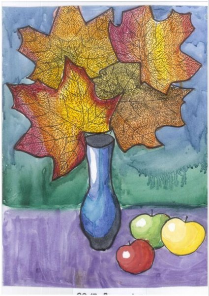 Осенний букет рисунок