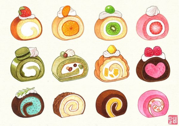 Рисунки для срисовки еда легкие