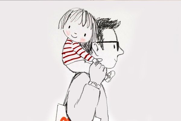 Папа иллюстрация