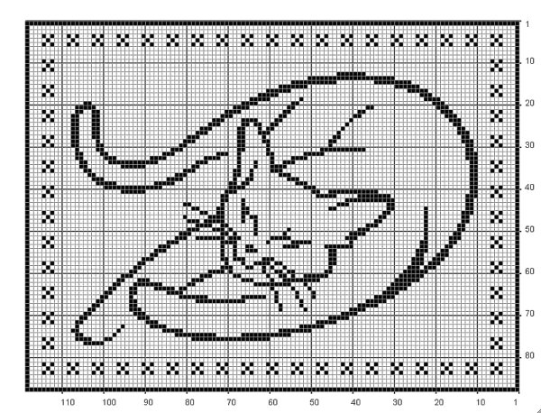 Вышивка крестиком Инь Янь