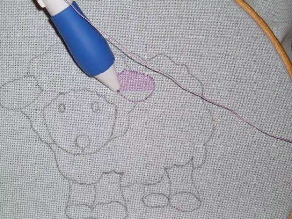 Пчелка вышивка схема