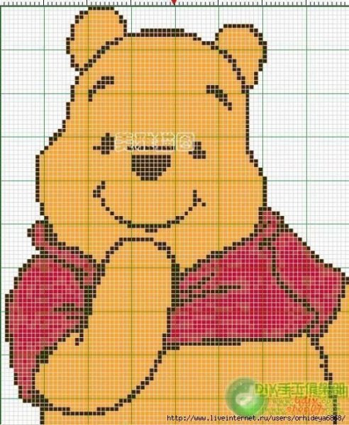 Петельная вышивка в ковровой технике