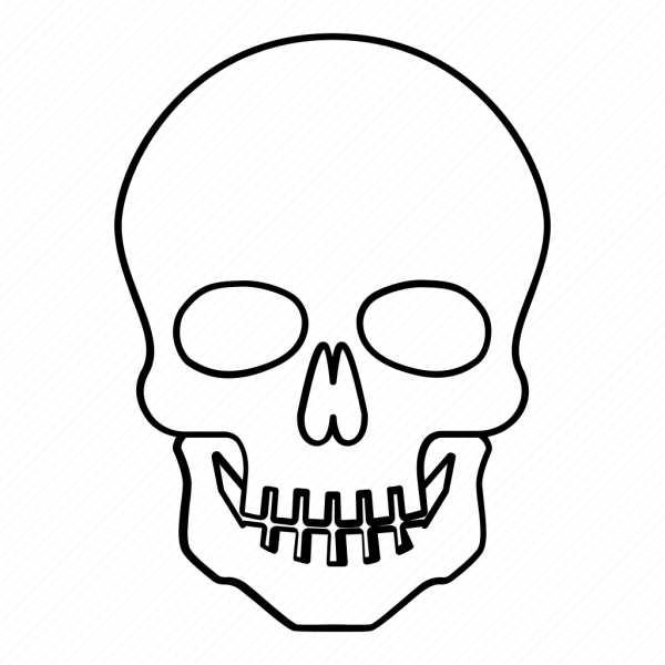 Череп для вырезания